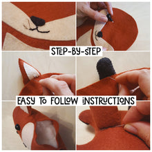 Load image into Gallery viewer, Fox - Sew Your Own Felt Kit - Oddly Wild