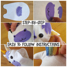Load image into Gallery viewer, Unicorn - Sew Your Own Felt Kit - Oddly Wild