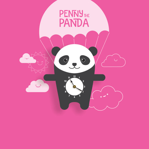 Panda Wall Clock - Oddly Wild