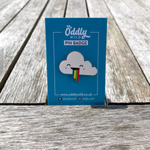 Load image into Gallery viewer, Cloud and Rainbow Pin - Oddly Wild
