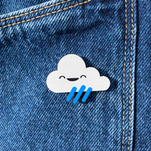 Load image into Gallery viewer, Cute Cloud and Rain Pin