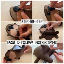 Load image into Gallery viewer, Otter - Sew Your Own Felt Kit - Oddly Wild