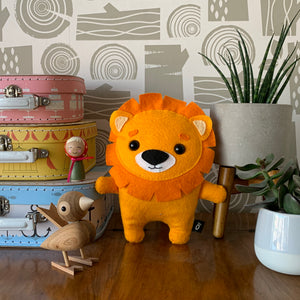 Lion - Sew Your Own Felt Kit - Oddly Wild