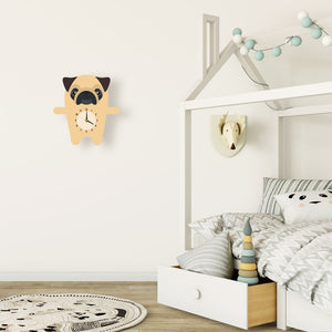 Pug Wall Clock - Oddly Wild
