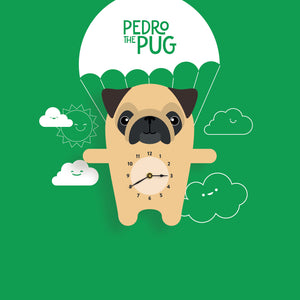 Pug Wall Clock - Oddly Wild