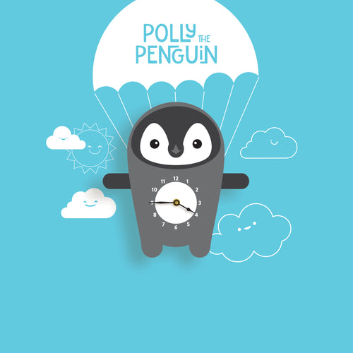 Penguin Wall Clock - Oddly Wild
