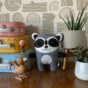 Raccoon - Sew Your Own Felt Kit - Oddly Wild