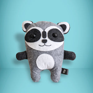 Raccoon - Sew Your Own Felt Kit - Oddly Wild