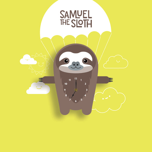 Sloth Wall Clock - Oddly Wild