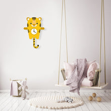 Load image into Gallery viewer, Tiger Wall Clock with pendulum tail - Oddly Wild