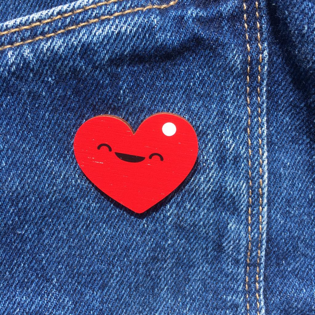 Heart Pin - Oddly Wild