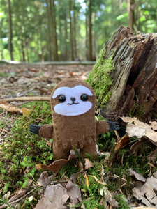 A perfect little gift for any sloth lover. Super cute, handmade from left over felt and a great keepsake present. Your little friend loves to cuddle, give hugs and comes with their own matchbox to sleep in. A wonderful stocking filler at christmas.