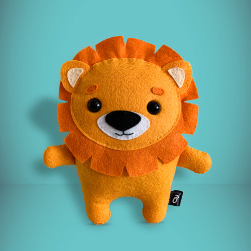Lion - Sew Your Own Felt Kit - Oddly Wild