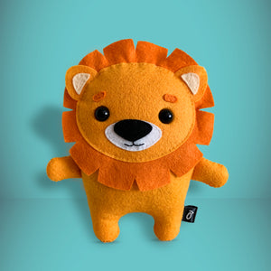 Lion - Sew Your Own Felt Kit - Oddly Wild